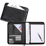 Artikelbild 1 für Alassio Ringbuchmappe REGGIO Lederimitat DIN A4 schwarz, Artikelnummer 599209