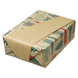 Artikelbild 1 für JUNG SCHÖNER VERPACKEN Geschenkpapier Oslo Tannenbäume mehrfarbig, 20,0 m, Artikelnummer 463461