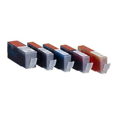 Artikelbild 3 für edding EDD-502 schwarz, cyan, magenta, gelb Druckerpatronen kompatibel zu Canon PGI-550 XL BK, CLI-551 XL BK/C/M/Y, 5er-Set, Artikelnummer 426849