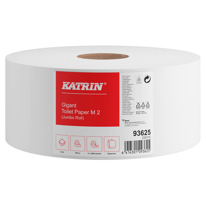 Artikelbild 3 für KATRIN Jumbo-Toilettenpapier Gigant M2 2-lagig, 6 Rollen, Artikelnummer 440598