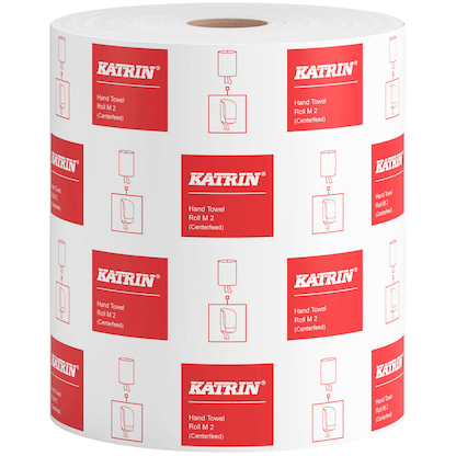 Artikelbild 3 für 6 KATRIN Handtuchrollen Centerfeed M2 2-lagig weiß, 500 Blätter, Artikelnummer 852531