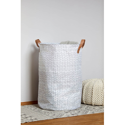 Artikelbild 2 für WENKO Wäschekorb Geo weiß, Artikelnummer 531291