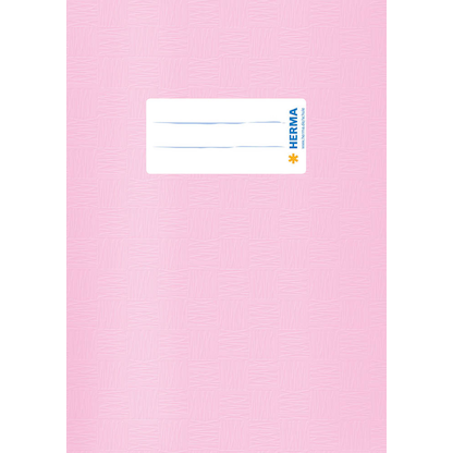 Artikelbild für HERMA Heftumschlag mit Baststruktur rosa Kunststoff DIN A5, Artikelnummer 604312