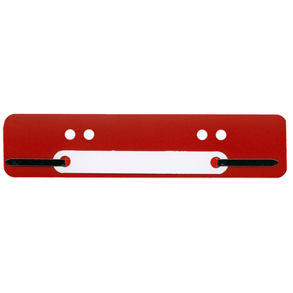 Artikelbild für 100 Wekre Heftstreifen rot Kunststoff, Artikelnummer 126953