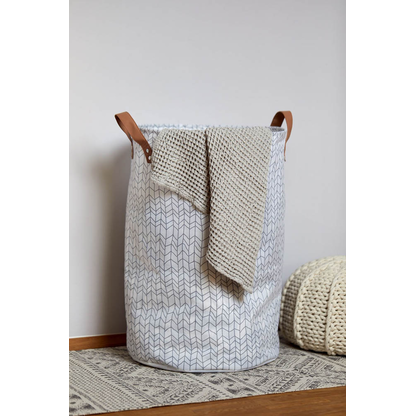 Artikelbild 3 für WENKO Wäschekorb Geo weiß, Artikelnummer 531291