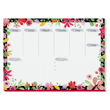 Artikelbild 1 für SIGEL Schreibtischunterlage Flower Love weiß/bunt Papier 42,0 x 29,7 cm, 30 Blatt, Artikelnummer 149209