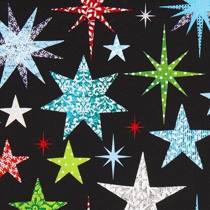 Artikelbild 4 für JUNG SCHÖNER VERPACKEN Geschenkpapier Vancouver Sterne mehrfarbig, 20,0 m, Artikelnummer 463483