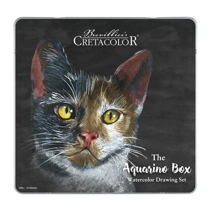 Artikelbild 2 für Brevillier's CRETACOLOR The Aquarino Box Aquarellstifte farbsortiert, 1 Set, Artikelnummer 225791