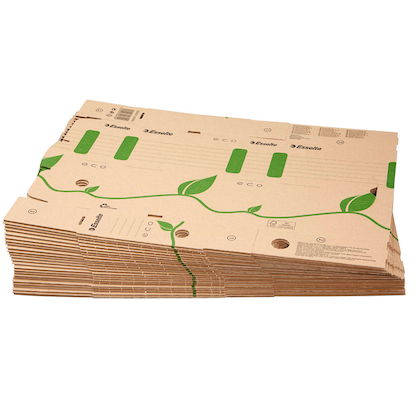 Artikelbild 5 für 25 Esselte Archivboxen ECO braun 8,0 x 23,3 x 32,7 cm, Artikelnummer 845887
