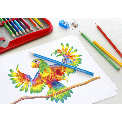 Artikelbild 11 für FABER-CASTELL Ergonomics Buntstifte farbsortiert, 12 St., Artikelnummer 589428