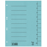 Artikelbild 1 für bene Trennblätter DIN A4 1-10 blau, 250 g/qm, 100 St., Artikelnummer 401711