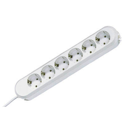 Artikelbild 5 für BACHMANN SMART 6-fach Steckdosenleiste 5,0 m weiß, Artikelnummer 185542