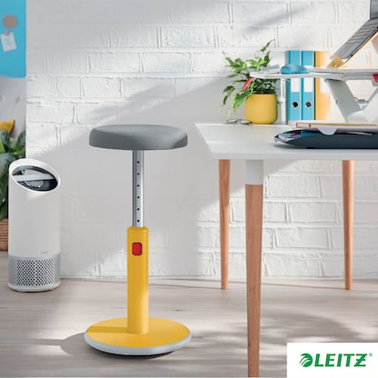 Artikelbild 7 für AKTION: LEITZ Hocker Ergo Cosy 65180019 grau, gelb mit 10 Euro CashBack, Artikelnummer 518322
