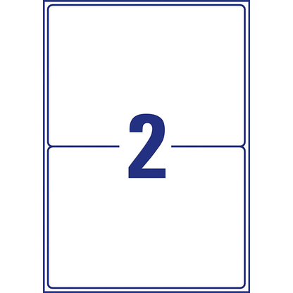 Artikelbild 7 für 600 AVERY Zweckform Versandetiketten 8018-300 weiß 199,6 x 143,5 mm, Artikelnummer 433654