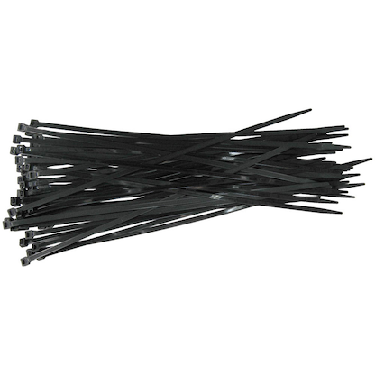 Artikelbild für 50 Werkzeyt Kabelbinder schwarz, Artikelnummer 407308