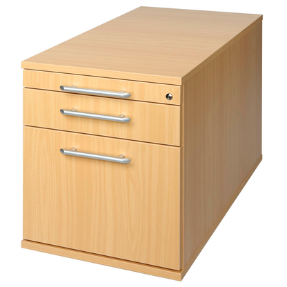 Artikelbild 4 für HAMMERBACHER Solid Rollcontainer buche 3 Auszüge 42,8 x 80,0 x 51,2 cm, Artikelnummer 293550