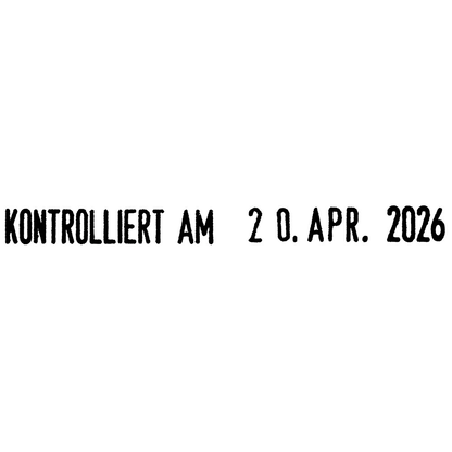 Artikelbild 4 für trodat Datumstempel mit Text printy dater 4817 selbstfärbend schwarz ohne Logo, 1 St., Artikelnummer 241364