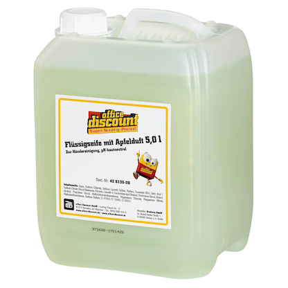 Artikelbild 2 für office discount Apfel Flüssigseife 5,0 l, Artikelnummer 478766