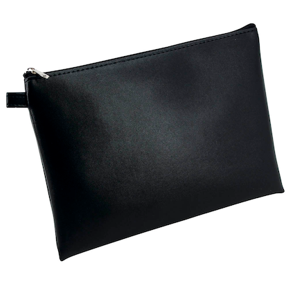 Artikelbild für Alassio Reißverschlussbeutel schwarz Leder, 1 St., Artikelnummer 491892