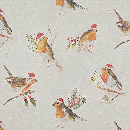 Artikelbild 2 für JUNG SCHÖNER VERPACKEN Geschenkpapier Robin Vögel mehrfarbig beidseitig bedruckt, 20,0 m, Artikelnummer 463523