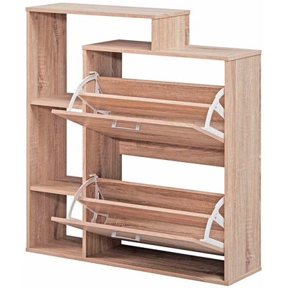 Artikelbild 7 für WOHNLING Schuhschrank, WL1.793 sonoma-eiche 4 Fachböden 85,0 x 24,0 x 93,0 cm, Artikelnummer 905634