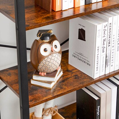 Artikelbild 9 für VASAGLE Bücherregal braun, schwarz 66,0 x 30,0 x 186,0 cm, Artikelnummer 260949