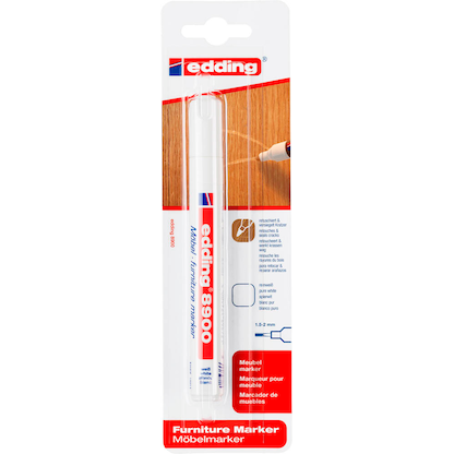 Artikelbild 2 für edding 8900 Möbelmarker weiß 1,5 - 2,0 mm, 1 St., Artikelnummer 512204