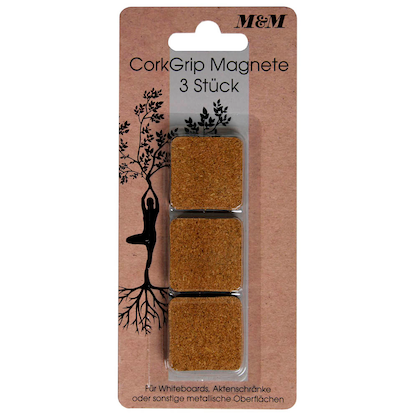 Artikelbild 6 für M&M Magnete braun, Kork, 3 St., Artikelnummer 647489