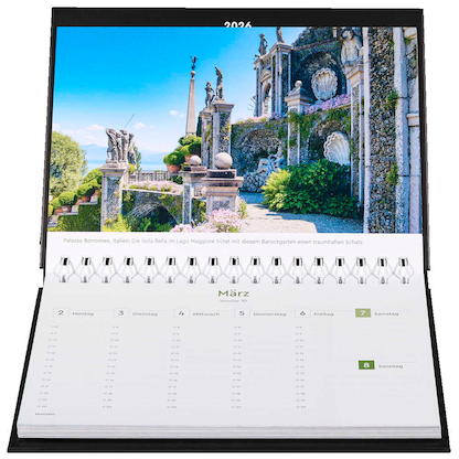 Artikelbild 7 für KUNTH Tischquerkalender 52 Gärten um die Welt 2026, Artikelnummer 575666