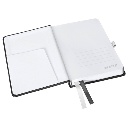 Artikelbild 5 für LEITZ Notizbuch DIN A6 kariert, satin schwarz Hardcover 160 Seiten, Artikelnummer 290135