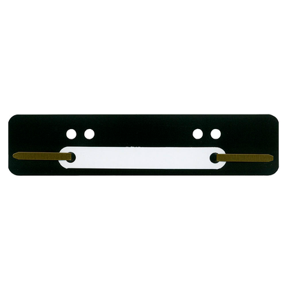 Artikelbild für 100 Wekre Heftstreifen schwarz Kunststoff, Artikelnummer 126987