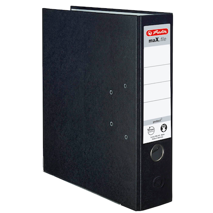 Artikelbild 2 für herlitz maX.file protect Ordner schwarz Kunststoff 8,0 cm DIN A4, Artikelnummer 138529