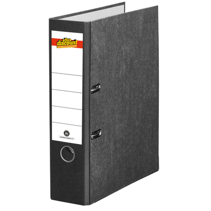 Artikelbild 6 für office discount Ordner schwarz marmoriert Karton 8,0 cm DIN A4, Artikelnummer 501445