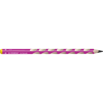 Artikelbild 2 für STABILO EASYgraph Linkshänder-Bleistifte HB pink , 6 St., Artikelnummer 272201