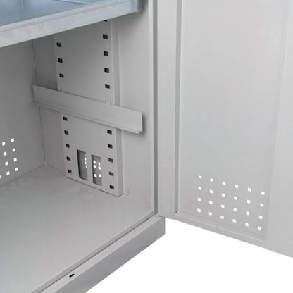 Artikelbild 7 für ADB Umweltschrank 40729 lichtgrau 92,0 x 58,0 x 192,0 cm, aufgebaut, Artikelnummer 892681