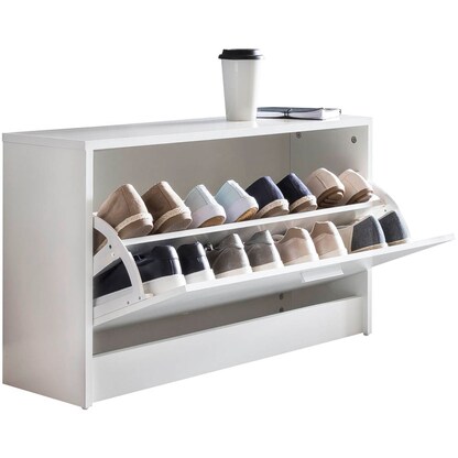 Artikelbild 13 für WOHNLING Schuhschrank, WL5.271 weiß 1 Fachboden 80,0 x 24,0 x 47,0 cm, Artikelnummer 906402