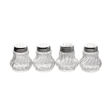 Artikelbild 1 für APS Salz- & Pfefferstreuer-Set Mini transparent/silber 4-tlg., Artikelnummer 198399