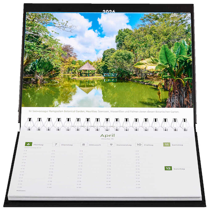 Artikelbild 8 für KUNTH Tischquerkalender 52 Gärten um die Welt 2026, Artikelnummer 575666