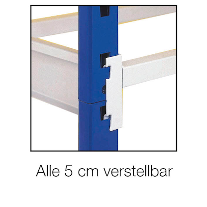 Artikelbild 3 für PAPERFLOW Schwerlast-Weitspannregal RangEco 557D blau 150,0 x 68,0 x 200,0 cm, Artikelnummer 669046