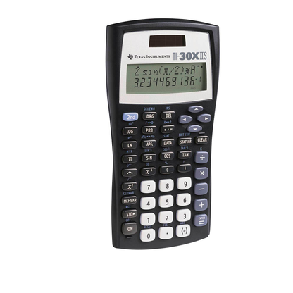 Artikelbild 2 für TEXAS INSTRUMENTS TI-30 X II S Wissenschaftlicher Taschenrechner schwarz/silber, Artikelnummer 512889