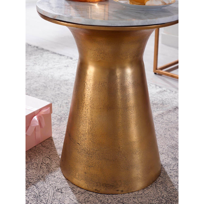 Artikelbild 5 für WOHNLING Beistelltisch Marmor weiß, marmor 35,0 x 35,0 x 45,0 cm, Artikelnummer 166258