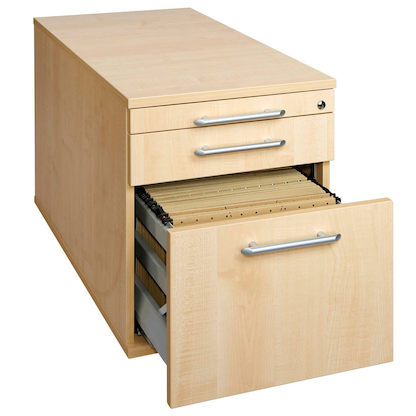 Artikelbild 5 für HAMMERBACHER Solid Rollcontainer ahorn 3 Auszüge 42,8 x 80,0 x 51,2 cm, Artikelnummer 293567