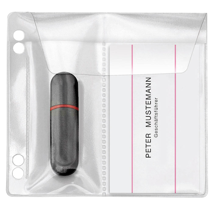 Artikelbild für VELOFLEX 2er USB-Stick-Hüllen abheftbar transparent, 100 St., Artikelnummer 569996