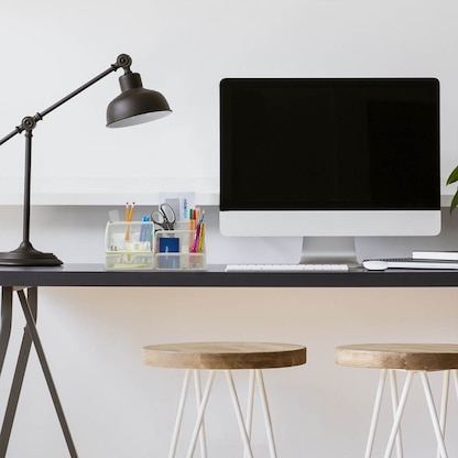 Artikelbild 8 für relaxdays Schreibtisch-Organizer weiß Metall 6 Fächer 28,0 x 14,0 x 13,0 cm, Artikelnummer 516734