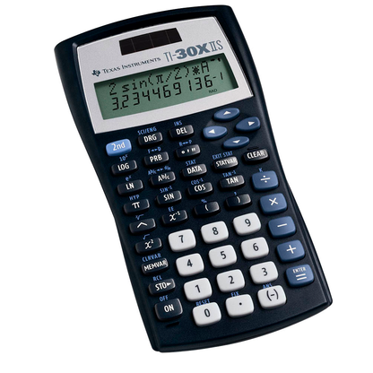 Artikelbild 3 für TEXAS INSTRUMENTS TI-30 X II S Wissenschaftlicher Taschenrechner schwarz/silber, Artikelnummer 512889