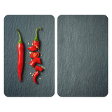 Artikelbild 1 für WENKO Herdabdeckplatten Cayenne grau, 2 St., Artikelnummer 664864