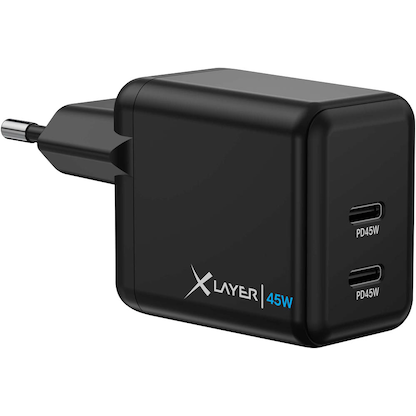 Artikelbild 10 für XLAYER Powercharger 45W Ladeadapter schwarz, 45 Watt, Artikelnummer 256147