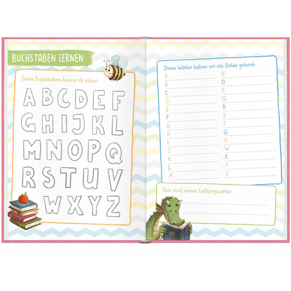 Artikelbild 7 für Häfft® Verlag Freundebuch Endlich Schulkind DIN A5 liniert, rosa Hardcover 48 Seiten, Artikelnummer 590826