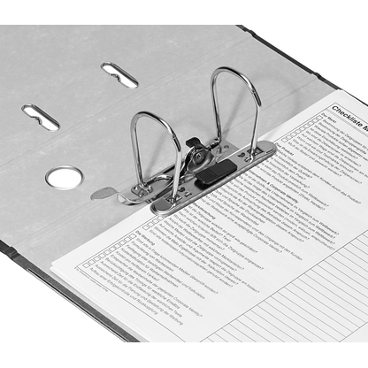 Artikelbild 5 für office discount Ordner schwarz marmoriert Karton 8,0 cm DIN A4, Artikelnummer 501445