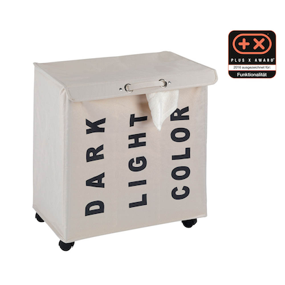 Artikelbild 6 für WENKO Wäschesortierer Trivo beige, Artikelnummer 532097